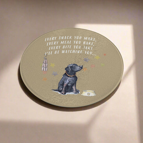 Labrador Black Trivet